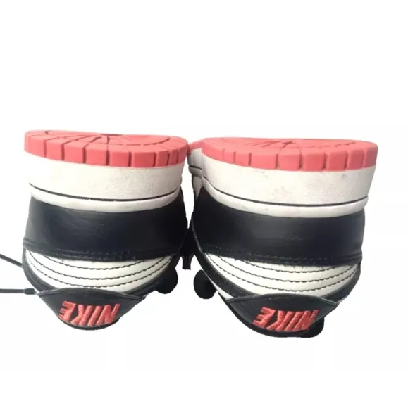 Nike Dunk Low Retro Emblem NBA Limited Edition Sail Chile Red Black Men's size 8