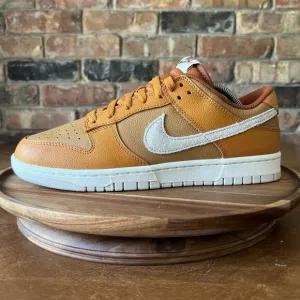 Nike Dunk Low Retro SE HJ9121-815 Monarch Flax-Dark Russet Shoes US Men Size 10