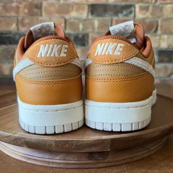 Nike Dunk Low Retro SE HJ9121-815 Monarch Flax-Dark Russet Shoes US Men Size 10