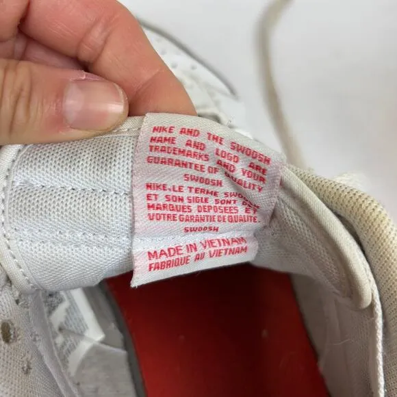 Nike Dunk Low Retro White Picante Red Sneakers Shoes Men's 12