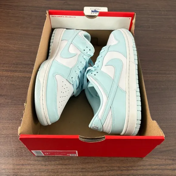 Nike Dunk Low Shoes Glacier Blue White Retro Sneakers DV0833-104 Mens Size