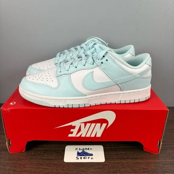 Nike Dunk Low Shoes Glacier Blue White Retro Sneakers DV0833-104 Mens Size
