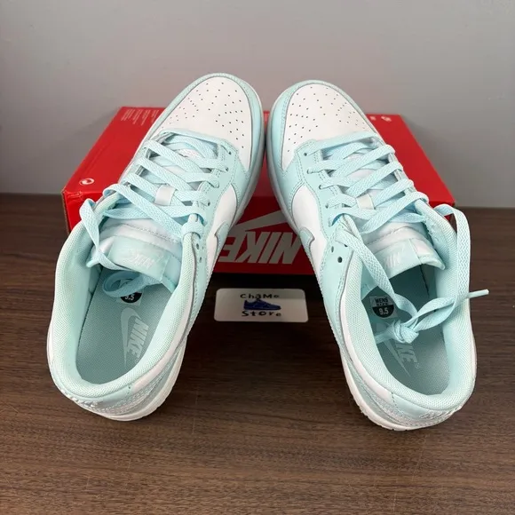 Nike Dunk Low Shoes Glacier Blue White Retro Sneakers DV0833-104 Mens Size