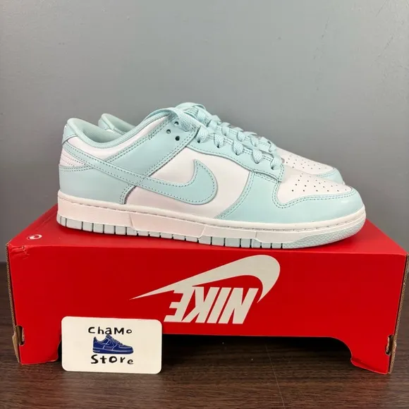 Nike Dunk Low Shoes Glacier Blue White Retro Sneakers DV0833-104 Mens Size