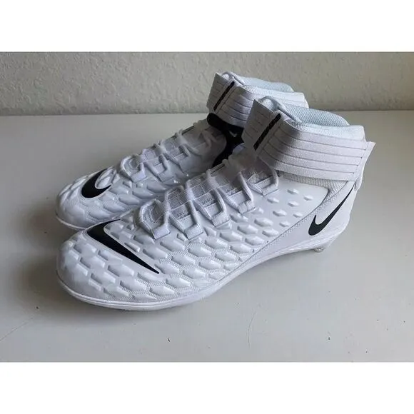 Nike Force Savage Pro 2 Detachable Football Cleats White BV3981-100 Men’s Sz 16