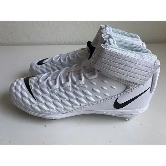 Nike Force Savage Pro 2 Detachable Football Cleats White BV3981-100 Men’s Sz 16
