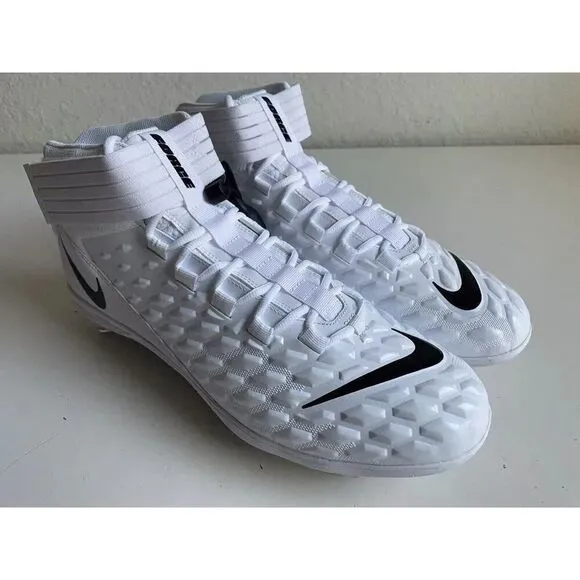 Nike Force Savage Pro 2 Detachable Football Cleats White BV3981-100 Men’s Sz 16