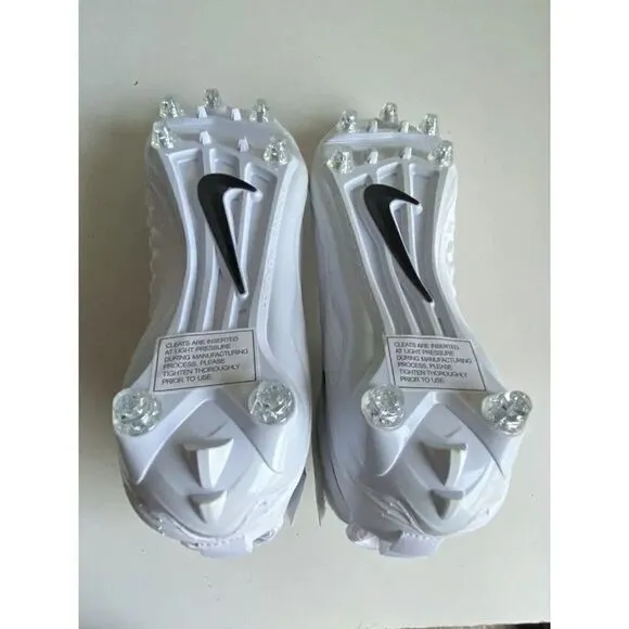 Nike Force Savage Pro 2 Detachable Football Cleats White BV3981-100 Men’s Sz 16