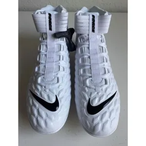 Nike Force Savage Pro 2 Detachable Football Cleats White BV3981-100 Men’s Sz 16