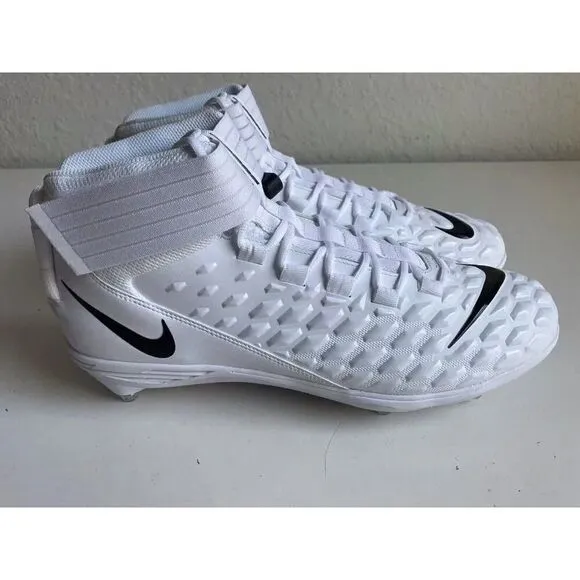 Nike Force Savage Pro 2 Detachable Football Cleats White BV3981-100 Men’s Sz 16