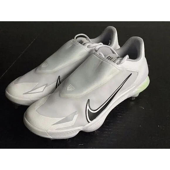Nike Force Zoom Mike Trout Pro Metal Baseball Cleat White CZ5915-100 Men Sz 12