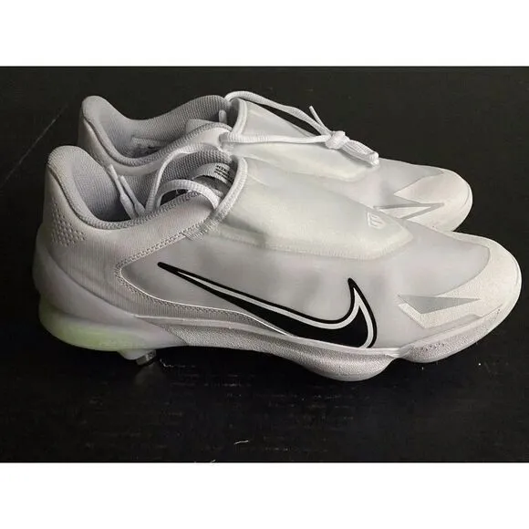 Nike Force Zoom Mike Trout Pro Metal Baseball Cleat White CZ5915-100 Men Sz 12