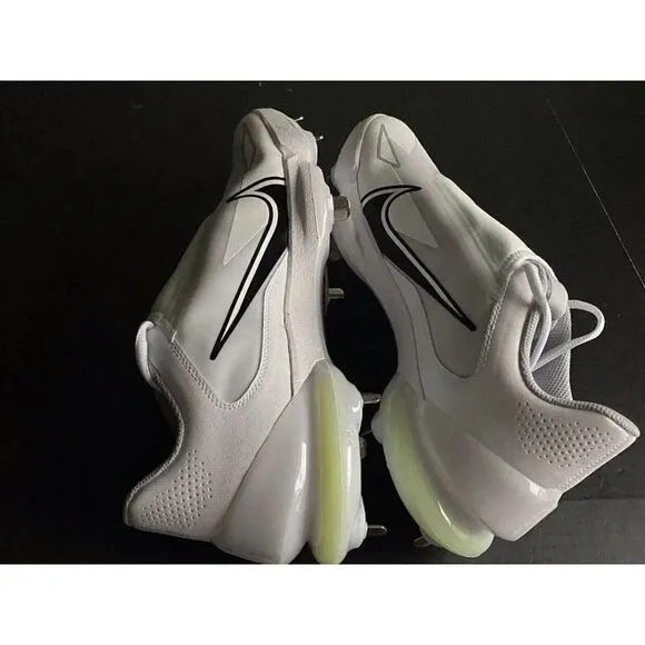 Nike Force Zoom Mike Trout Pro Metal Baseball Cleat White CZ5915-100 Men Sz 12