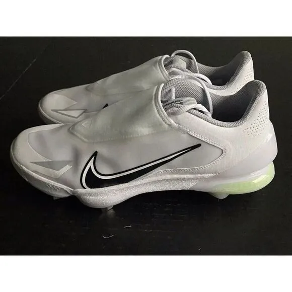 Nike Force Zoom Mike Trout Pro Metal Baseball Cleat White CZ5915-100 Men Sz 12