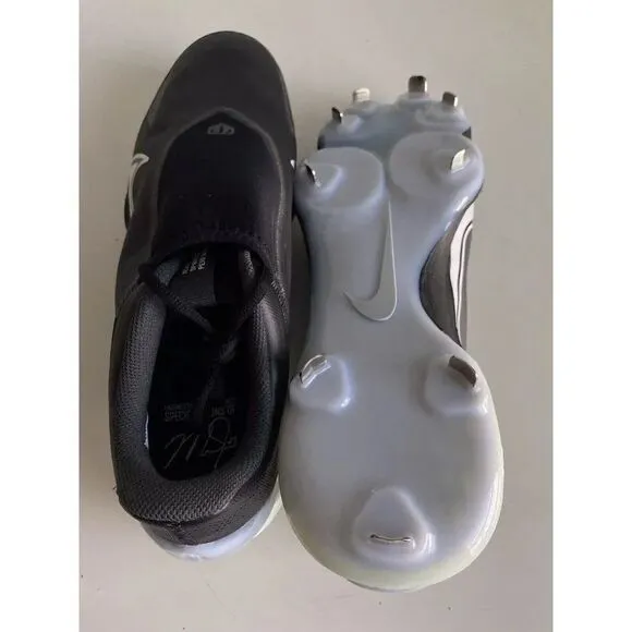 Nike Force Zoom Trout 8 Pro Metal Baseball Cleats CZ5915-010 Men’s Sz 16 Black