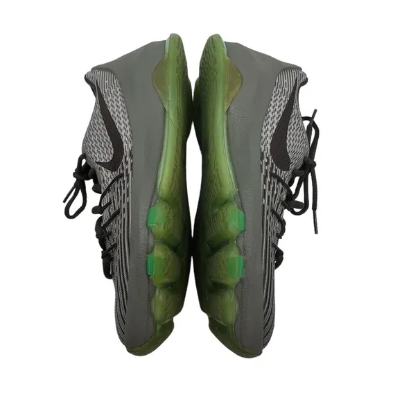 Nike Gray Green Grade School KD8 Basketball Shoes Size 4.5 Youth Boy's
