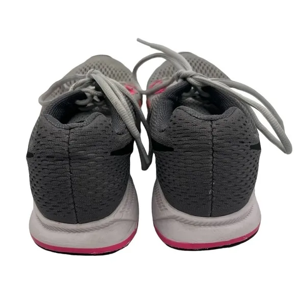 Nike Gray Pink Air Zoom Pegasus Running Sneakers Size 7.5 Women’s