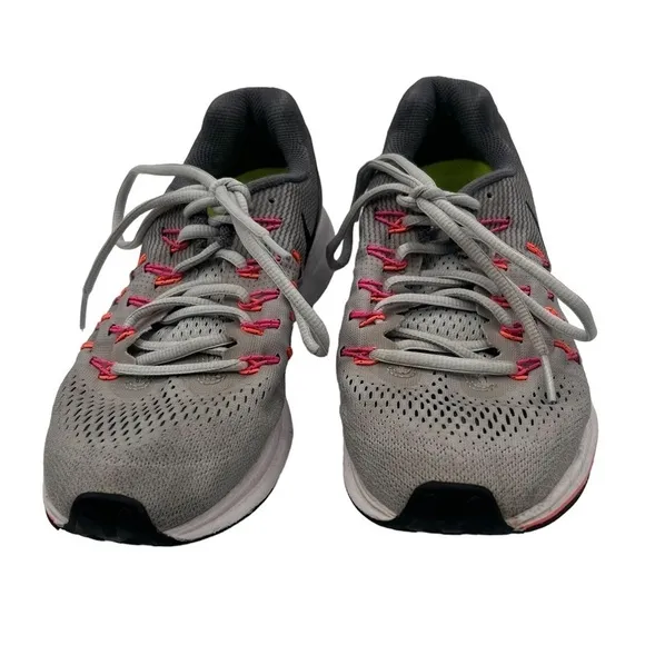 Nike Gray Pink Air Zoom Pegasus Running Sneakers Size 7.5 Women’s