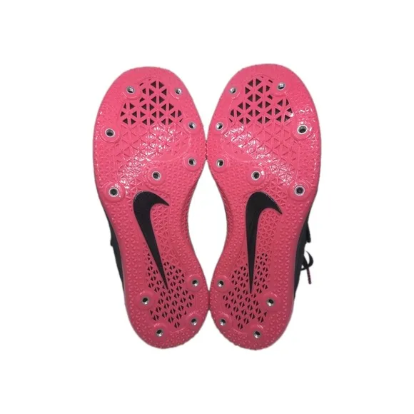 Nike High Jump Elite Track &amp; Field Spikes 806561-003 Black Lemon Twist Men's 9