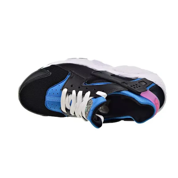 Nike Huarache Run (GS) Big Kids' Shoes Black Blue Pink DR0166-001 Size 4.5 Youth