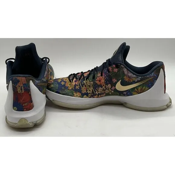 Nike ID 2016 KD Kevin Durant Floral Print US Size 17 818303-903