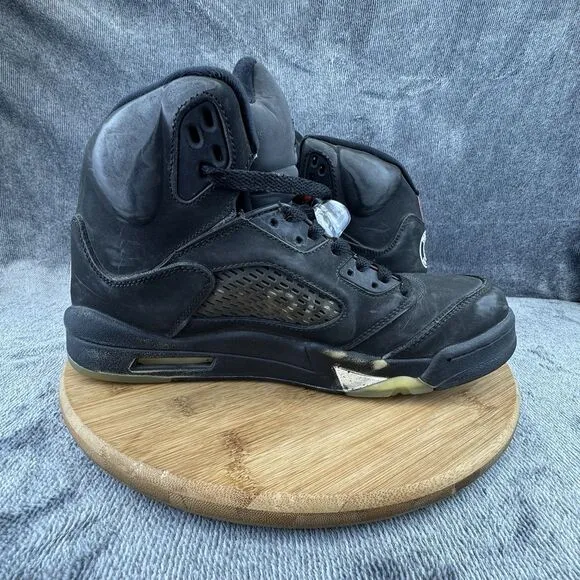 Nike Joran Paris Saint Germain 5 Retro Shoes Mens Size 10 Black Basketball
