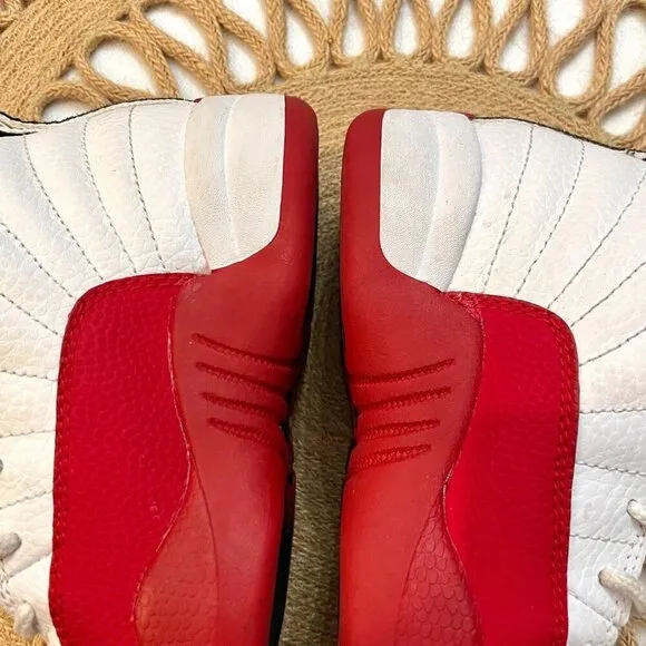 Nike Jordan 12 Retro Cherry Red 2023 Sneakers Size 12C 151186-116