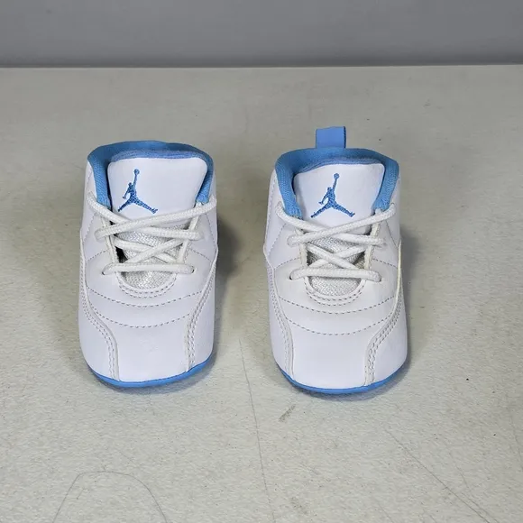 Nike Jordan 12 XIll Retro Carolina Blue Crib Shoes Baby Size 3C (378139-127) NEW