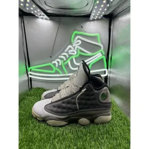 Nike Jordan 13 Retro Atmosphere‎ Grey Shoes Sneakers 884129-016 Size 5Y W 6.5