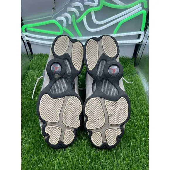 Nike Jordan 13 Retro Atmosphere‎ Grey Shoes Sneakers 884129-016 Size 5Y W 6.5