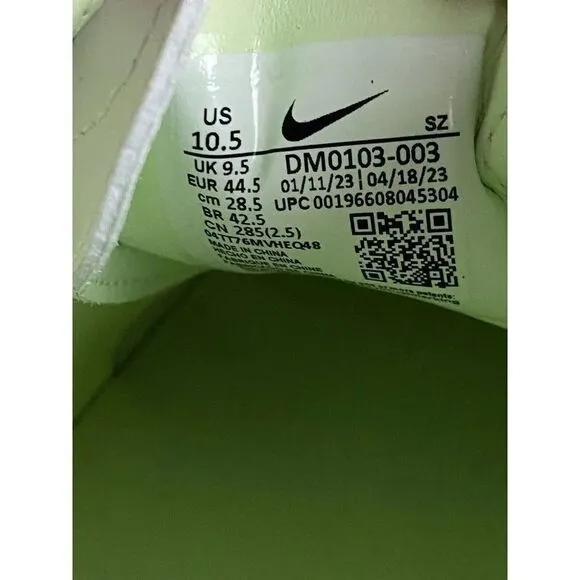 Nike Jordan ADG 4 Golf Shoes Cleats Phantom Barely Volt DM0103-003 Men’s Sz 10.5