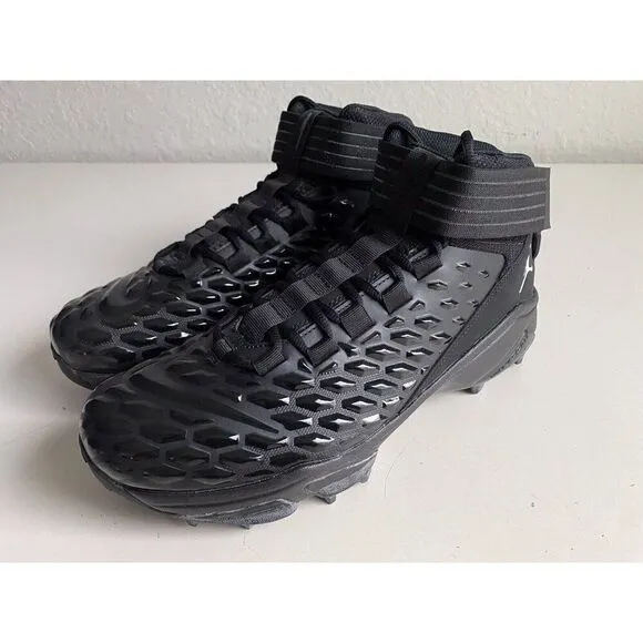 Nike Jordan Savage Pro 2 Shark Black Football Cleats CV1666-003 Men’s Sz 11.5