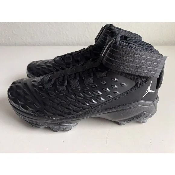 Nike Jordan Savage Pro 2 Shark Black Football Cleats CV1666-003 Men’s Sz 11.5