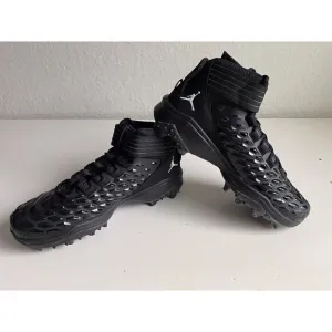 Nike Jordan Savage Pro 2 Shark Black Football Cleats CV1666-003 Men’s Sz 11.5