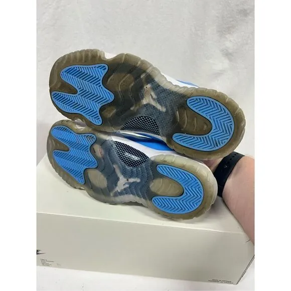 Nike Jordan XI 11 RETRO Low University Blue UNC 528896-106 Size 6.5y / 8 WMNS