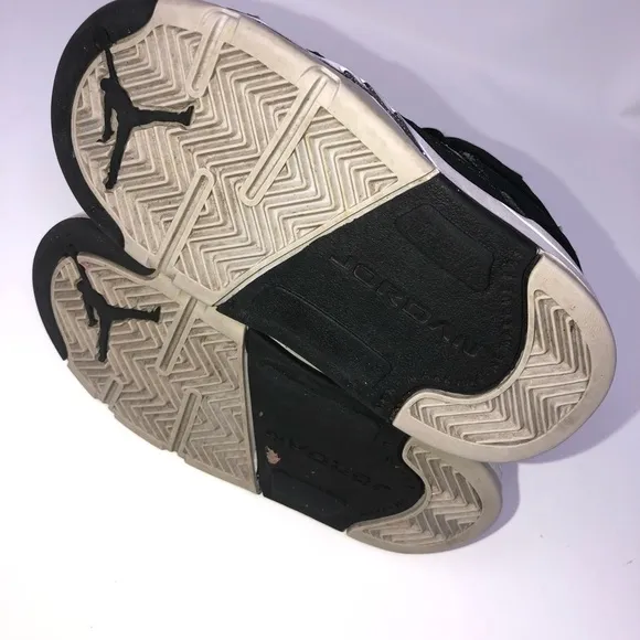 NIKE jordans retro 5 black kids toddler shoes 7c