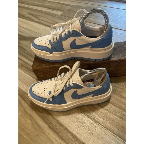 Nike Jordon 1 Elevate Low University Blue‎ Dunks-Womens-Size 6.5-Excellent Cond
