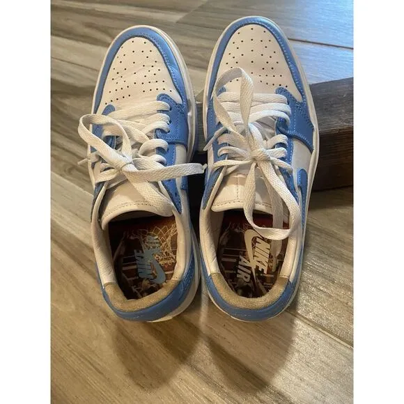 Nike Jordon 1 Elevate Low University Blue‎ Dunks-Womens-Size 6.5-Excellent Cond