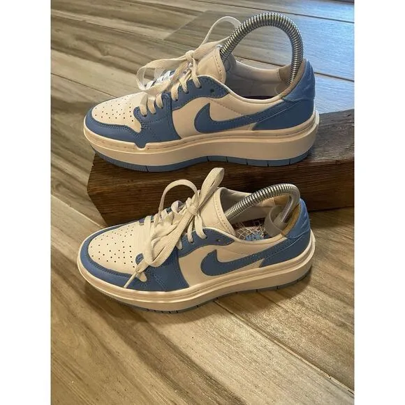 Nike Jordon 1 Elevate Low University Blue‎ Dunks-Womens-Size 6.5-Excellent Cond