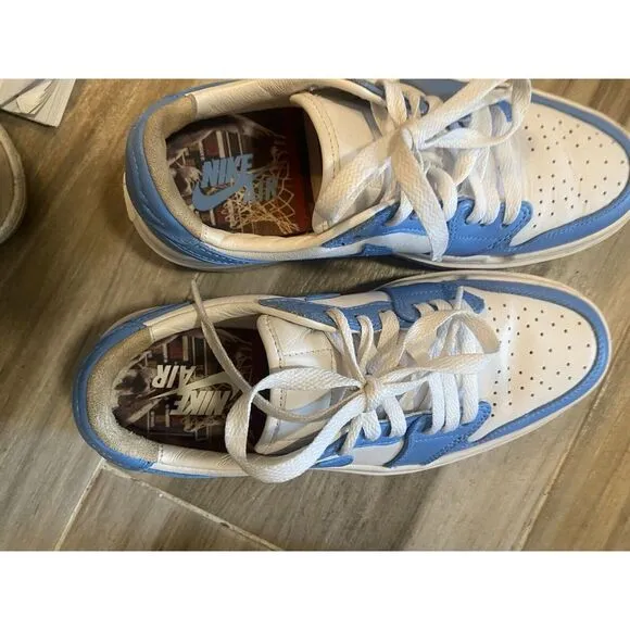 Nike Jordon 1 Elevate Low University Blue‎ Dunks-Womens-Size 6.5-Excellent Cond