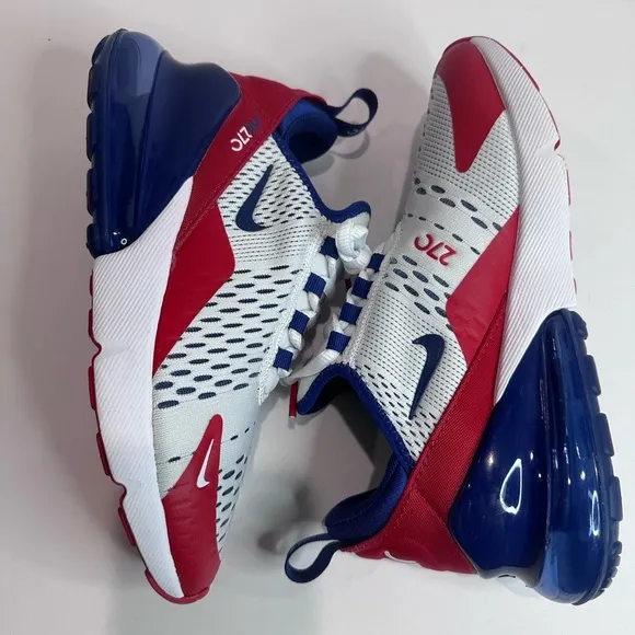 Nike Kids Air Max 270 Red and White Sneakers