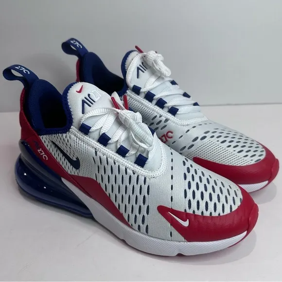 Nike Kids Air Max 270 Red and White Sneakers