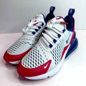 Nike Kids Air Max 270 Red and White Sneakers