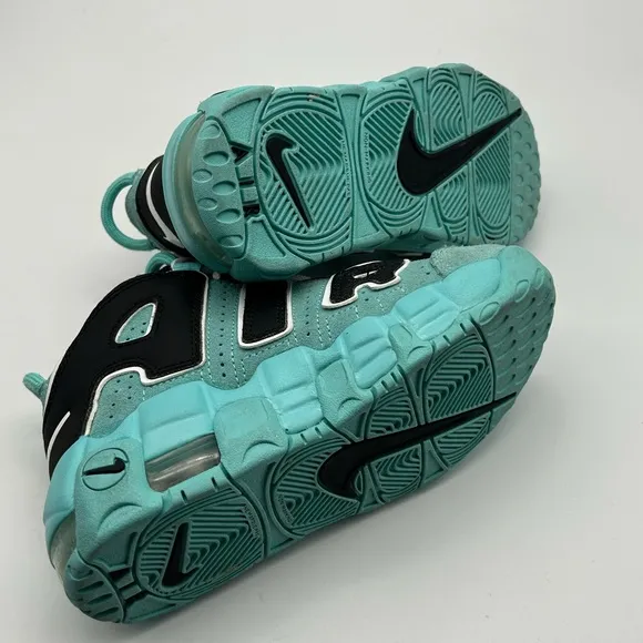 Nike Kids Air More Uptempo Aqua Shoes