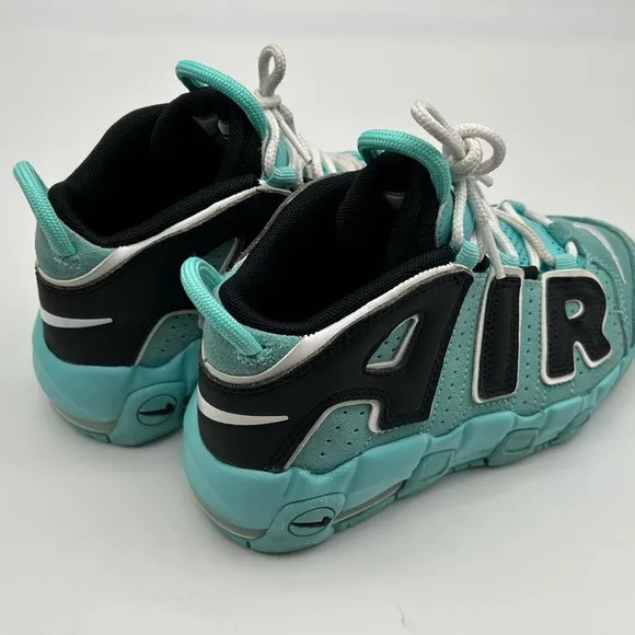 Nike Kids Air More Uptempo Aqua Shoes