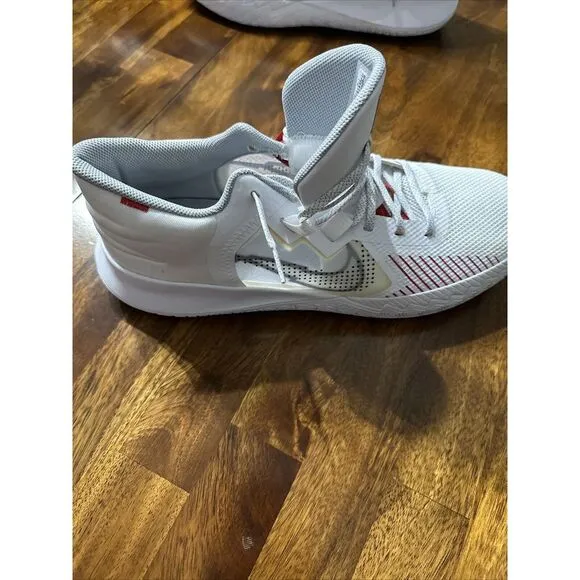 Nike Kyrie Flytrap 5 Mens Size 13‎ White Red Athletic Shoes Sneakers CZ4100-100