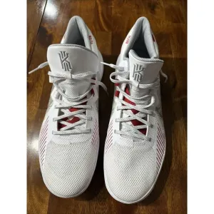 Nike Kyrie Flytrap 5 Mens Size 13‎ White Red Athletic Shoes Sneakers CZ4100-100