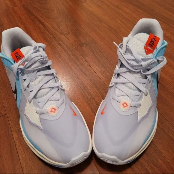 Nike Kyrie Low 5 Basketball Shoes Mens 14 Blue Chill Football Grey DJ6012-003