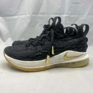 Nike Lebron XV Low Black/Metallic Gold Phantom Shoes AO1755-001 Men’s Size 8.5