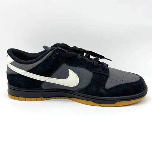 Nike Mens Dunk Low Retro Black Pale Ivory Gum Shoes Sz 10.5 NEW HQ1931-001
